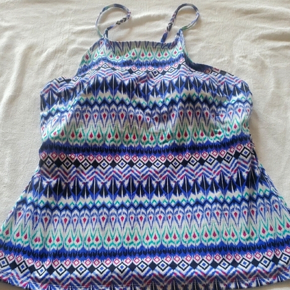 Apt. 9 Aztek Colorful Halter Sz. XL Swim Top - Picture 1 of 8